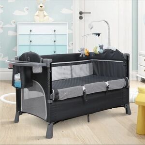 Fiore Portable Crib by Zoomie Kids